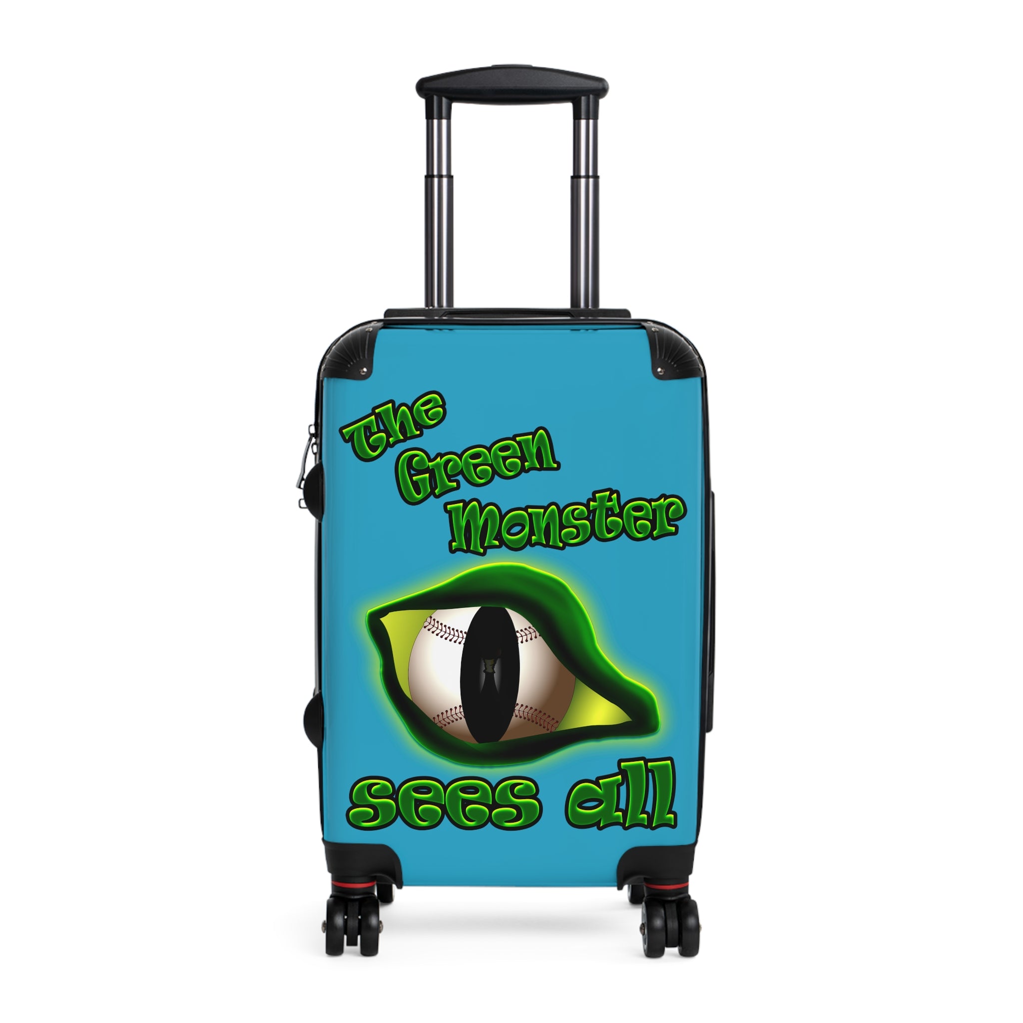 green monster - Suitcase (turquoise)