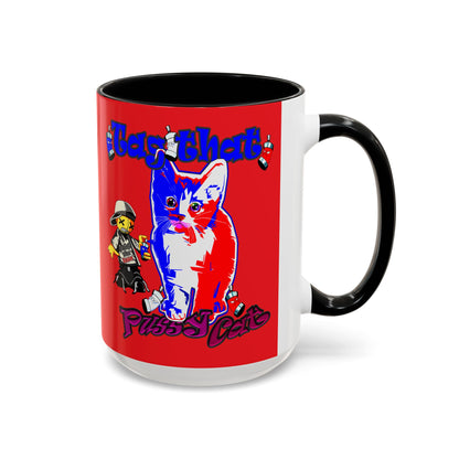 tag that - Accent Mug (red)