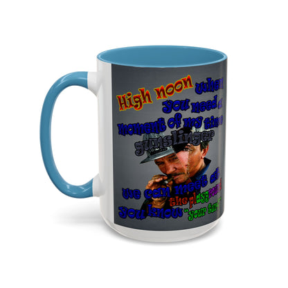 high noon - Accent Mug (grey-light grey)