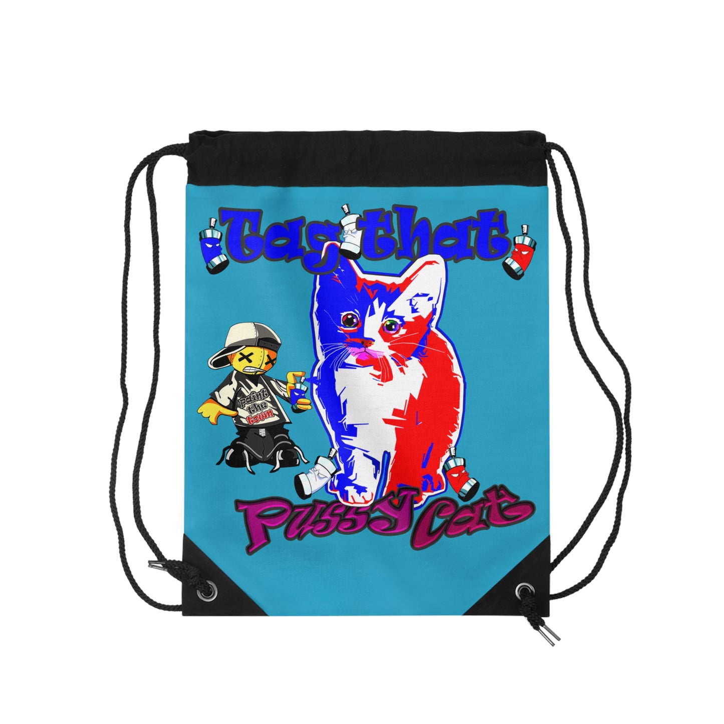 tag that - Drawstring Bag (turquoise)
