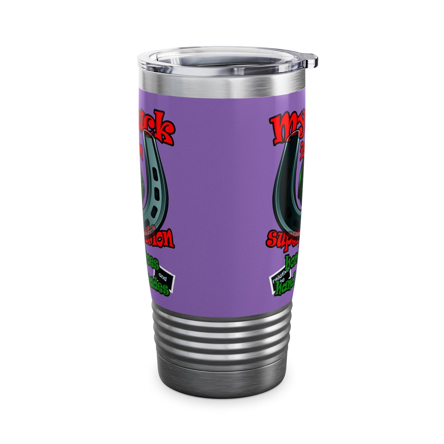 my luck - Ringneck Tumbler, 20oz (light purple)