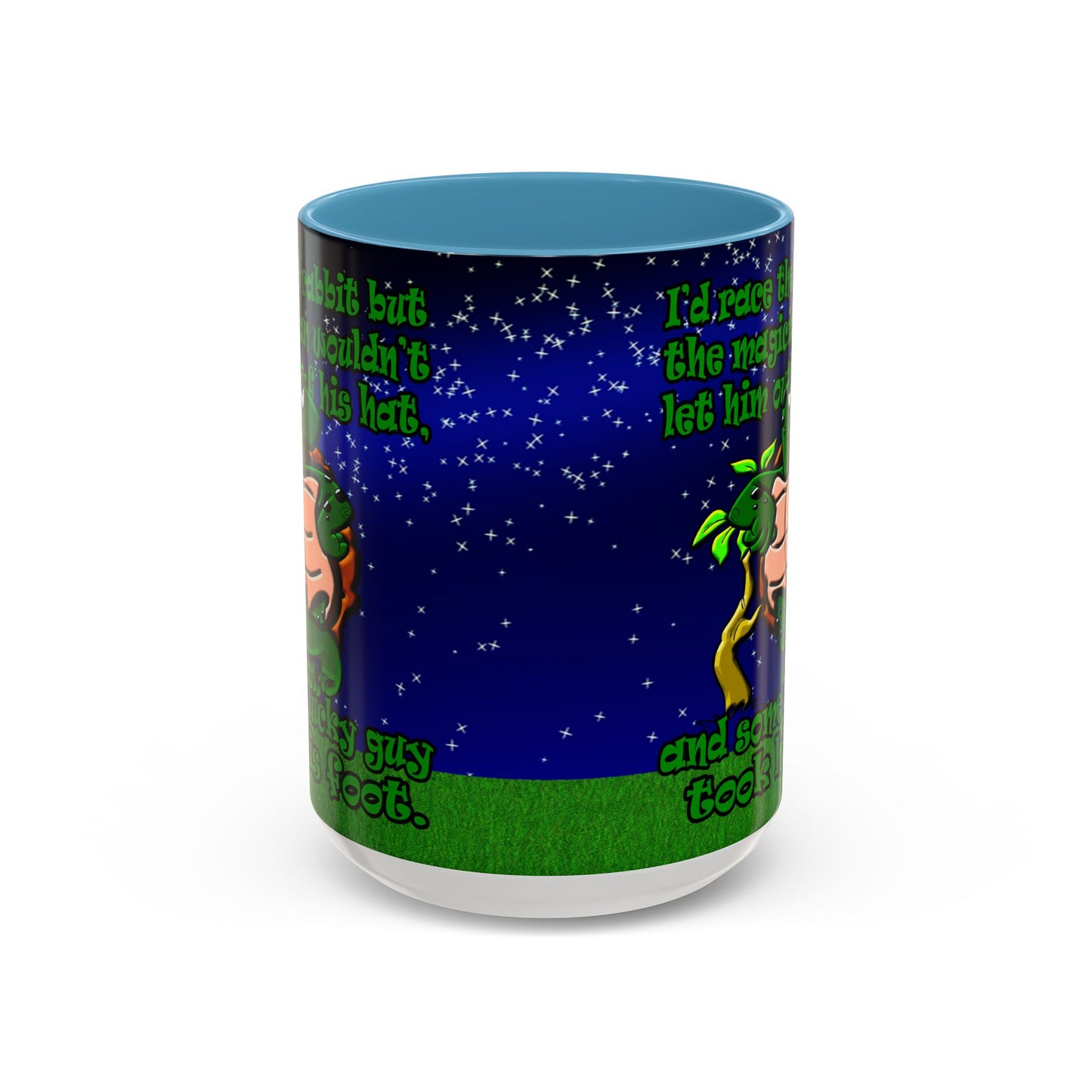 turtle race - Accent Mug ('snoops' background)