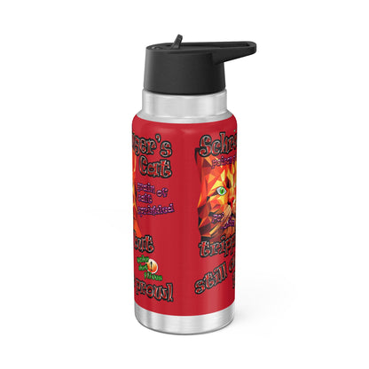 schrodinger's cat - Gator Tumbler, 32oz (dark red)
