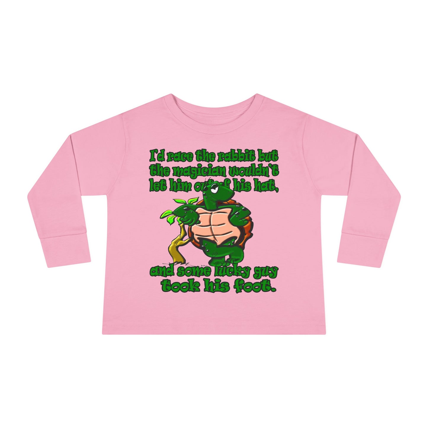 turtle race - Toddler Long Sleeve Tee
