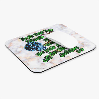 og - Mouse Pad (Rectangle) (white marble)