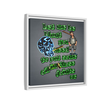 og - framed canvas art (grey-light grey)