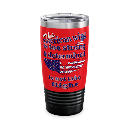 american wing - Ringneck Tumbler, 20oz (red)