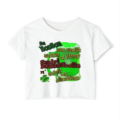 celtics logo - Women's Festival Crop Top