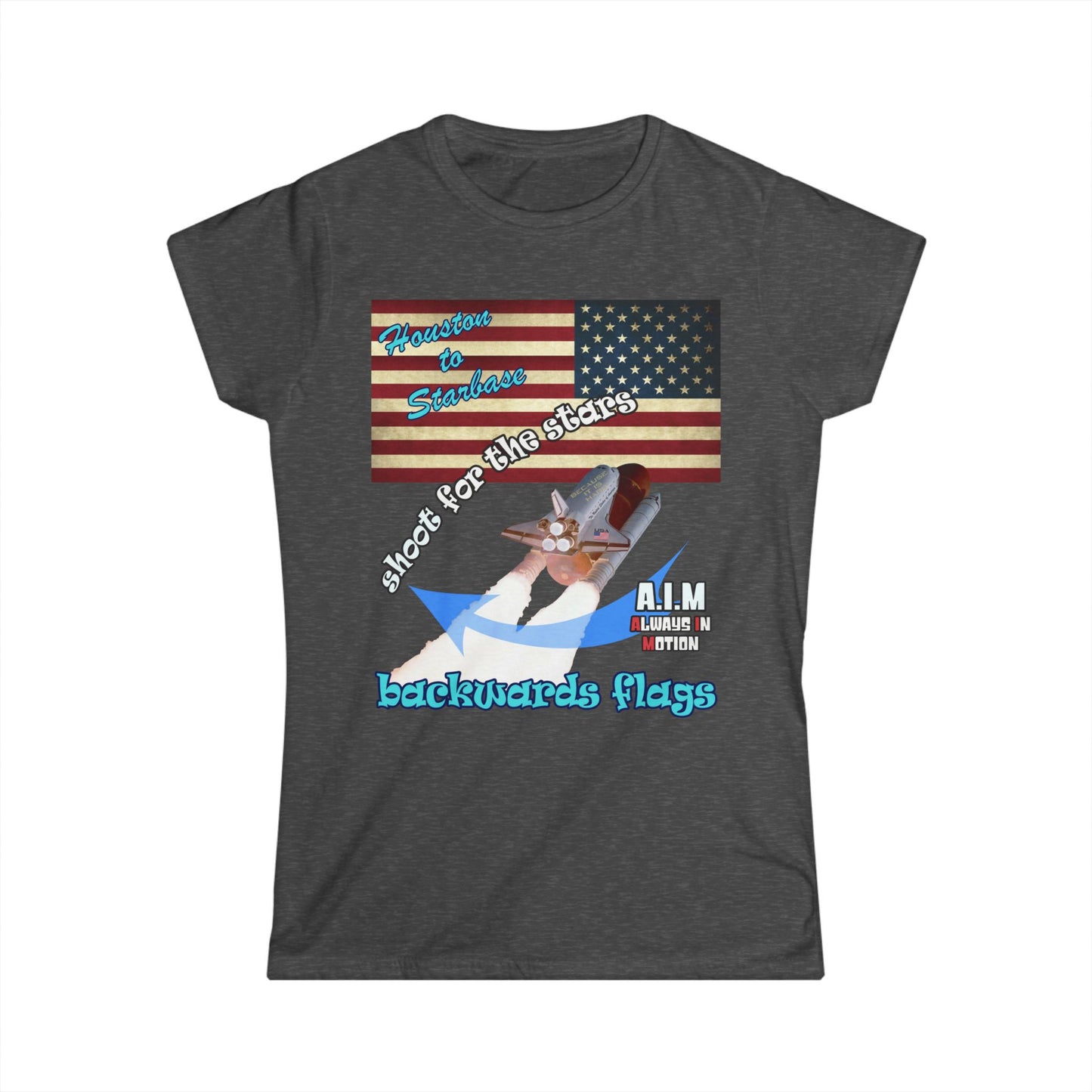 shoot for the stars - Women's Softstyle Tee