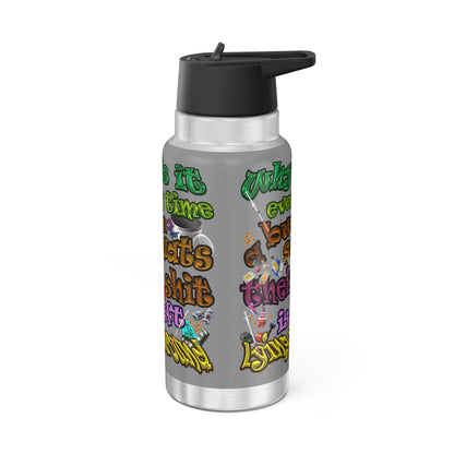 the bum's shit - Gator Tumbler, 32oz (grey)