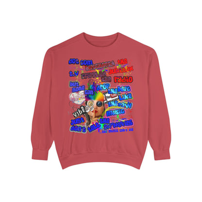 drop the beat - Unisex Garment-Dyed Sweatshirt