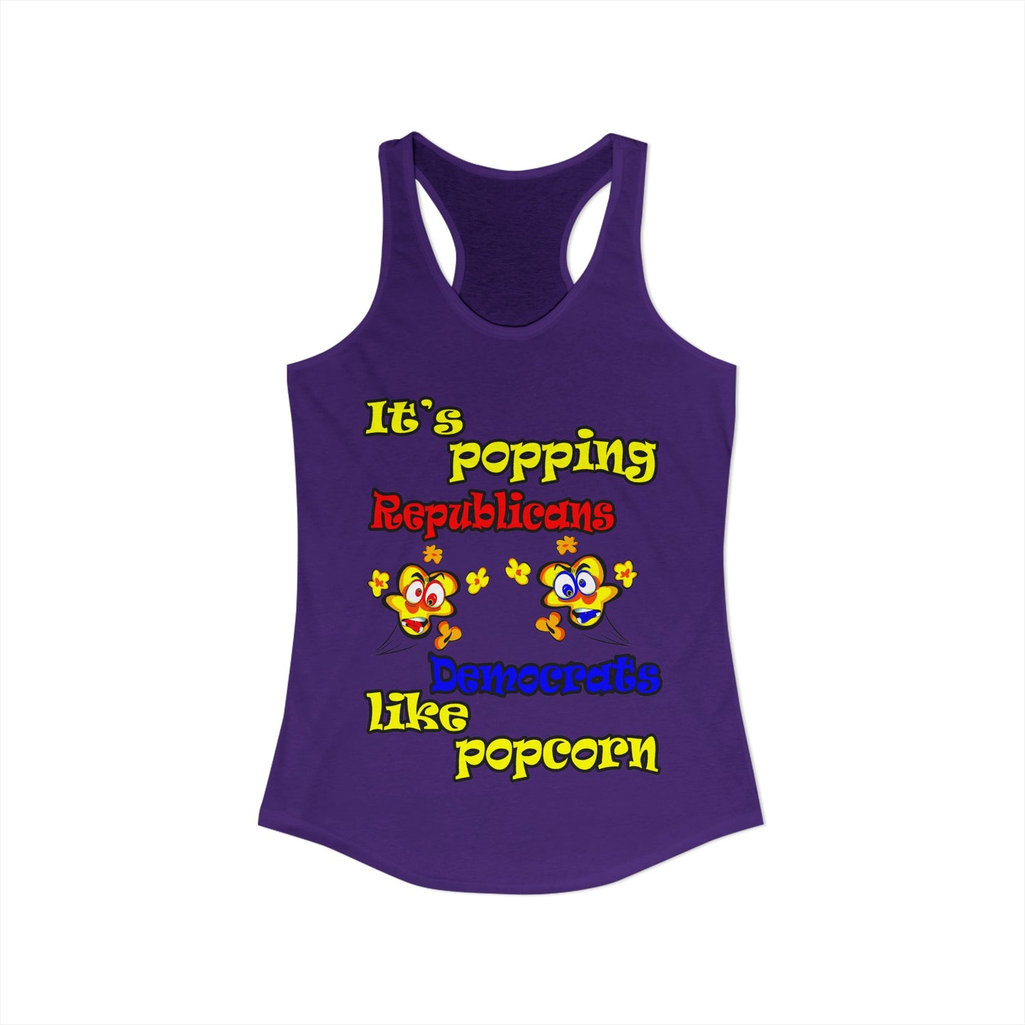 popping like popcorn - Women's Ideal Racerback Tank