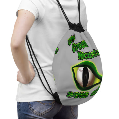 green monster - Drawstring Bag (light grey)