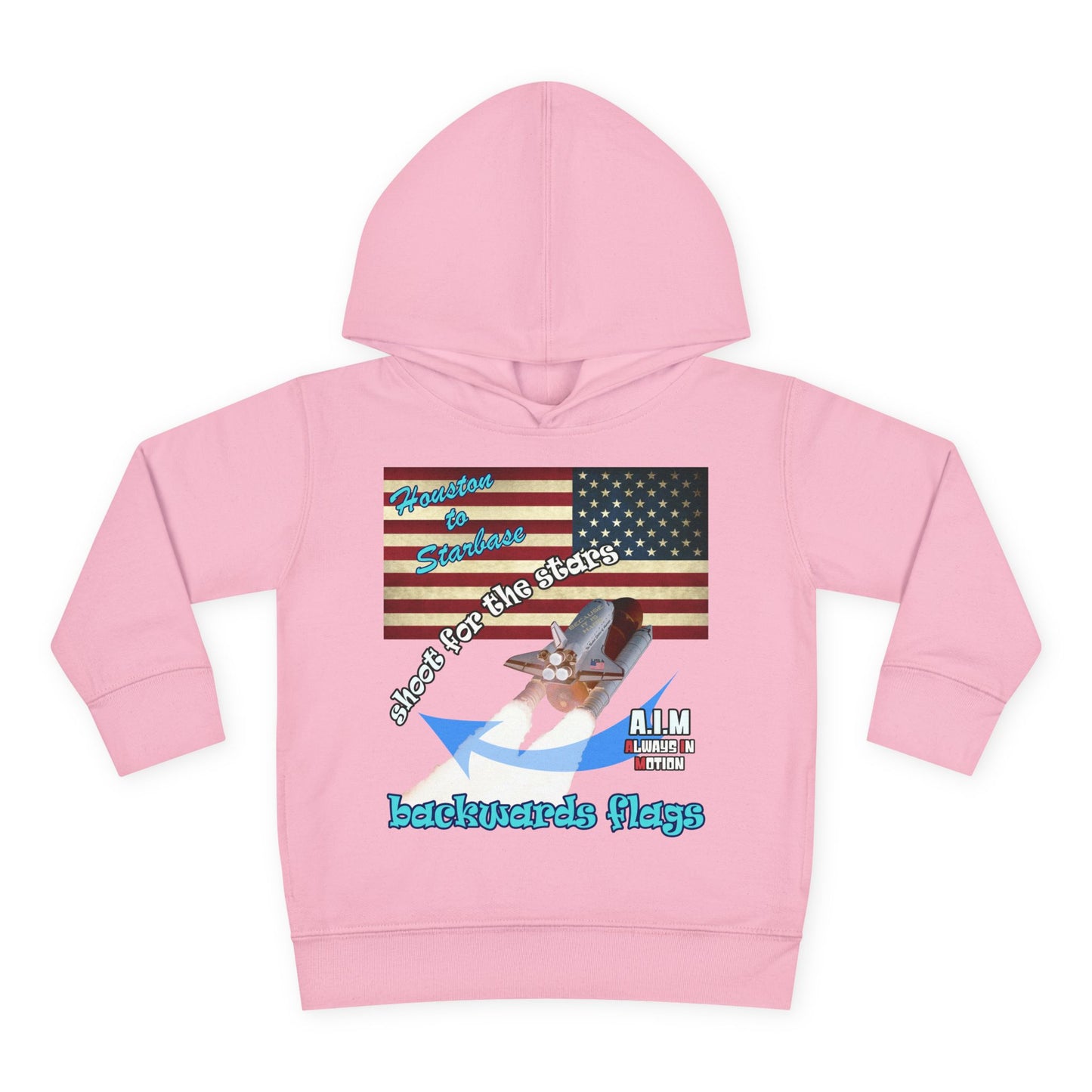 shoot for the stars - Toddler Pullover Fleece Hoodie