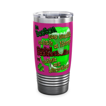 celtics logo - Ringneck Tumbler, 20oz (pink)