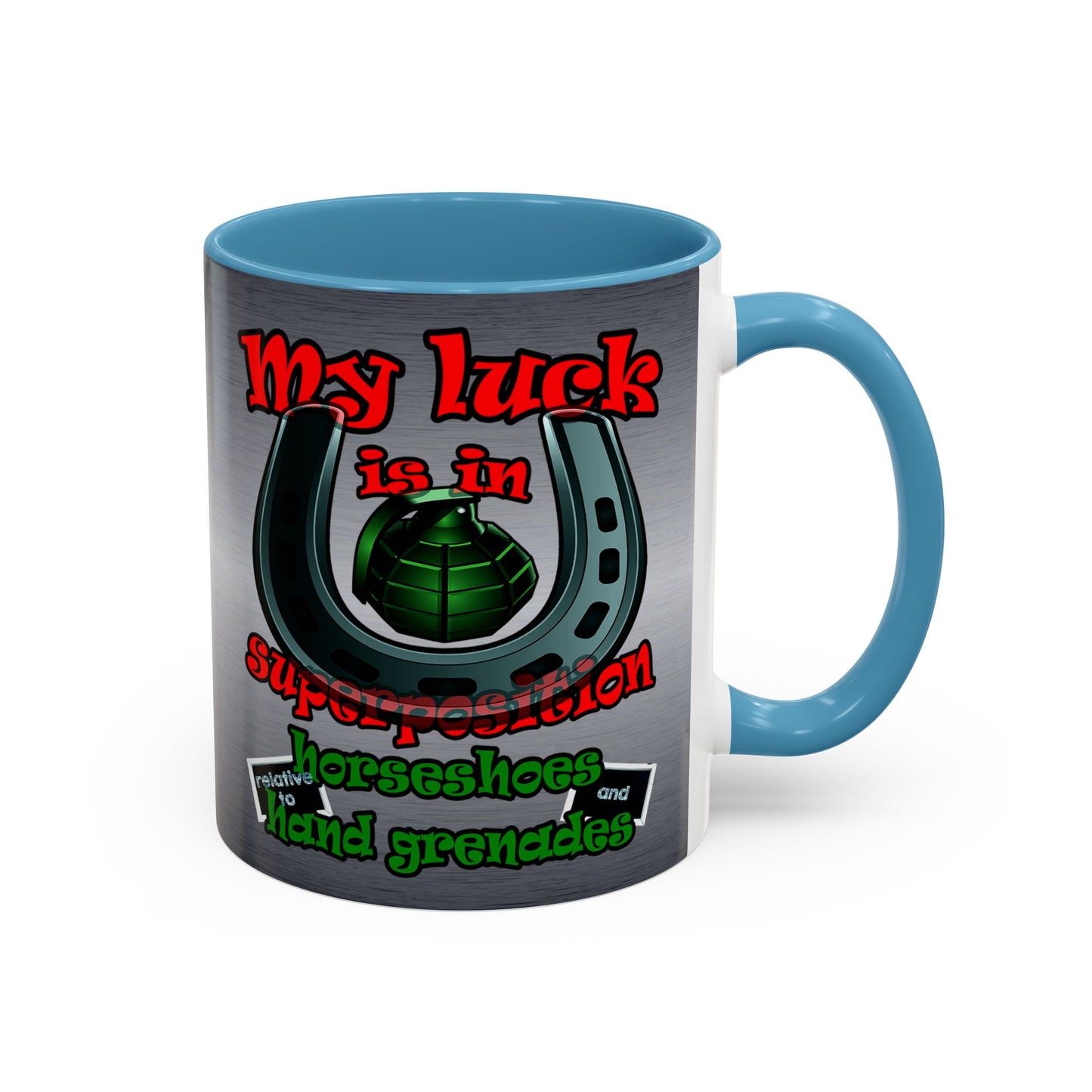 my luck - Accent Mug (brushed nickel)