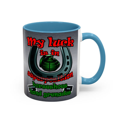my luck - Accent Mug (brushed nickel)