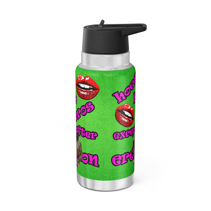 hoes b4 bros - Gator Tumbler, 32oz  (green turf)