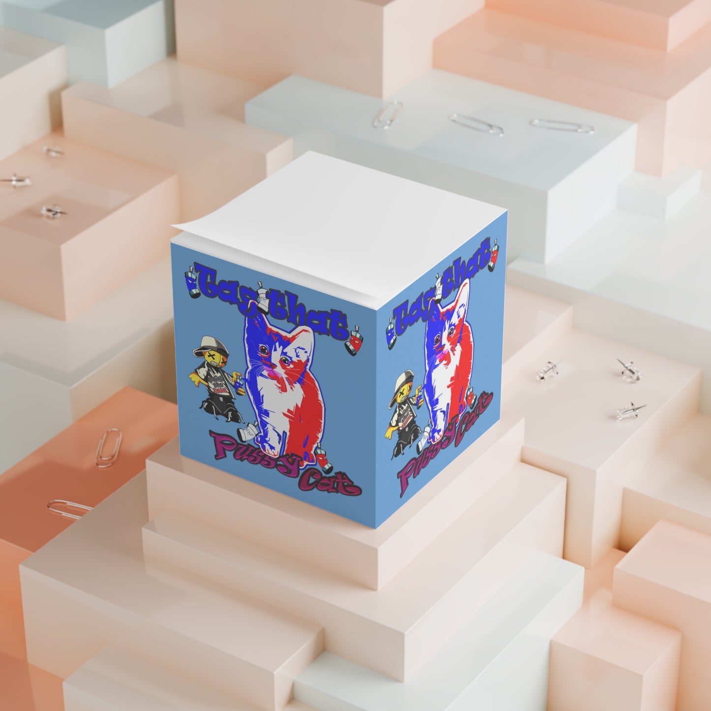 tag that - note cube (light blue)