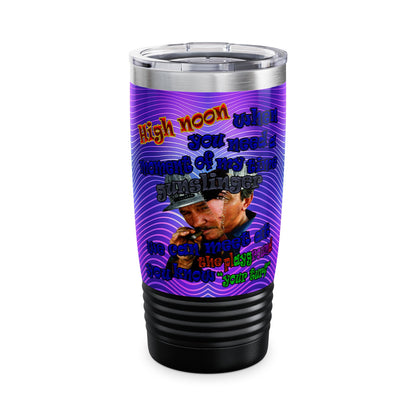 high noon - Ringneck Tumbler, 20oz (purple wave)