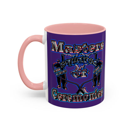 em cee squared - Accent Mug (purple)