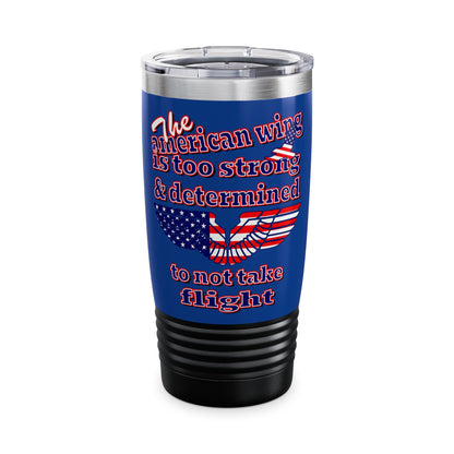 american wing - Ringneck Tumbler, 20oz (dark blue)