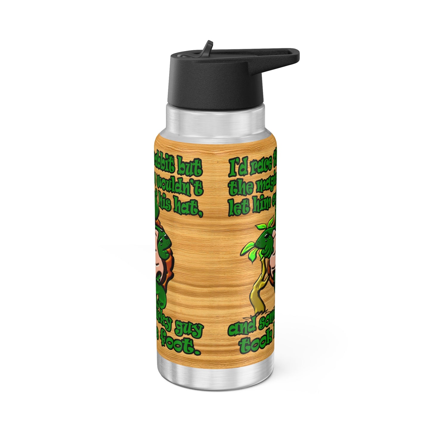 turtle race - Gator Tumbler, 32oz  (butterscotch wood finish)