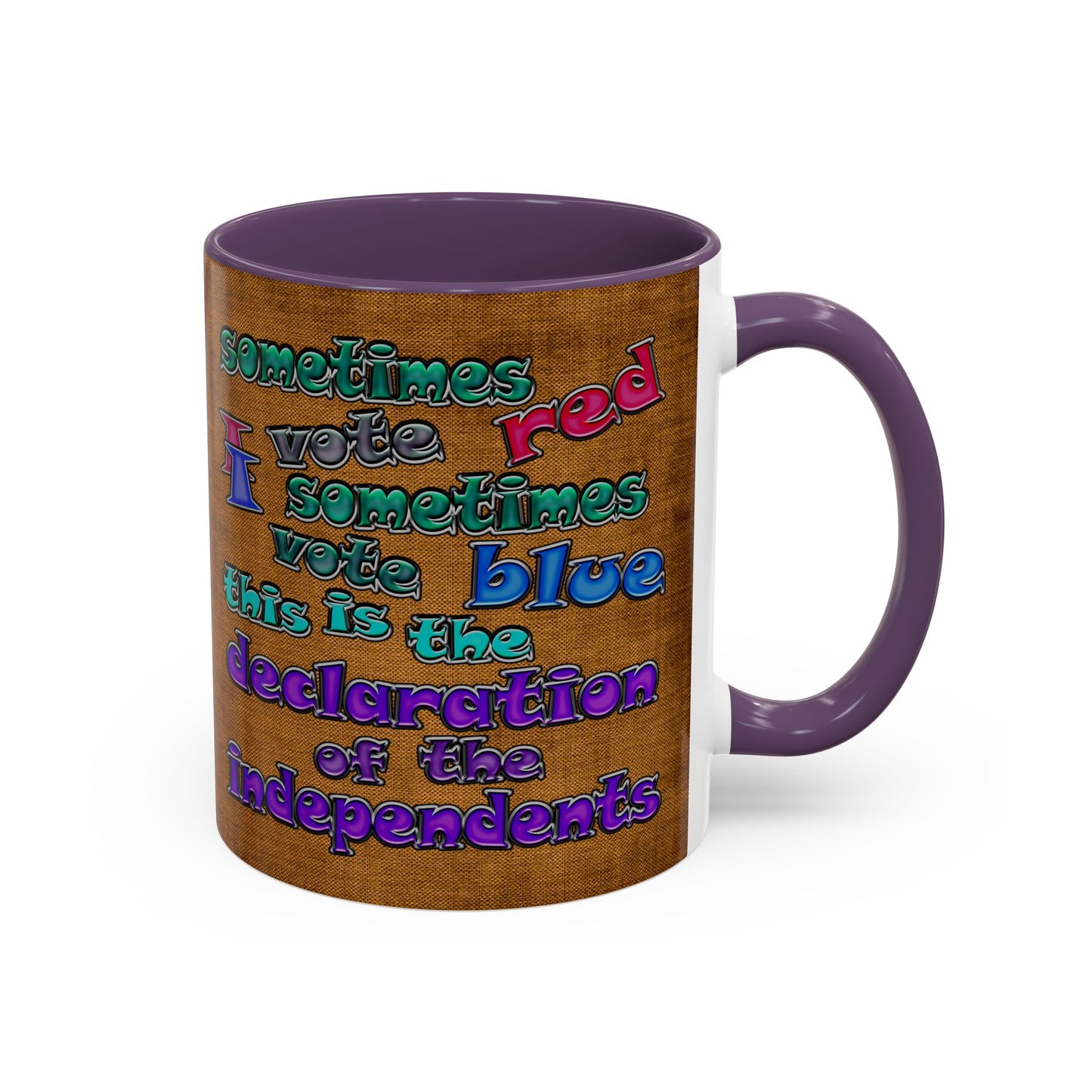 declaration of the independents - Accent Mug (brown papyrus)