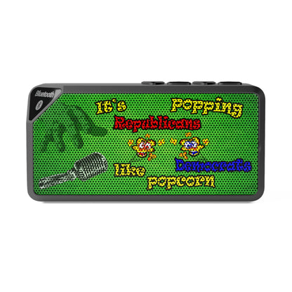 popping like popcorn - Jabba Bluetooth Speaker (green turf)
