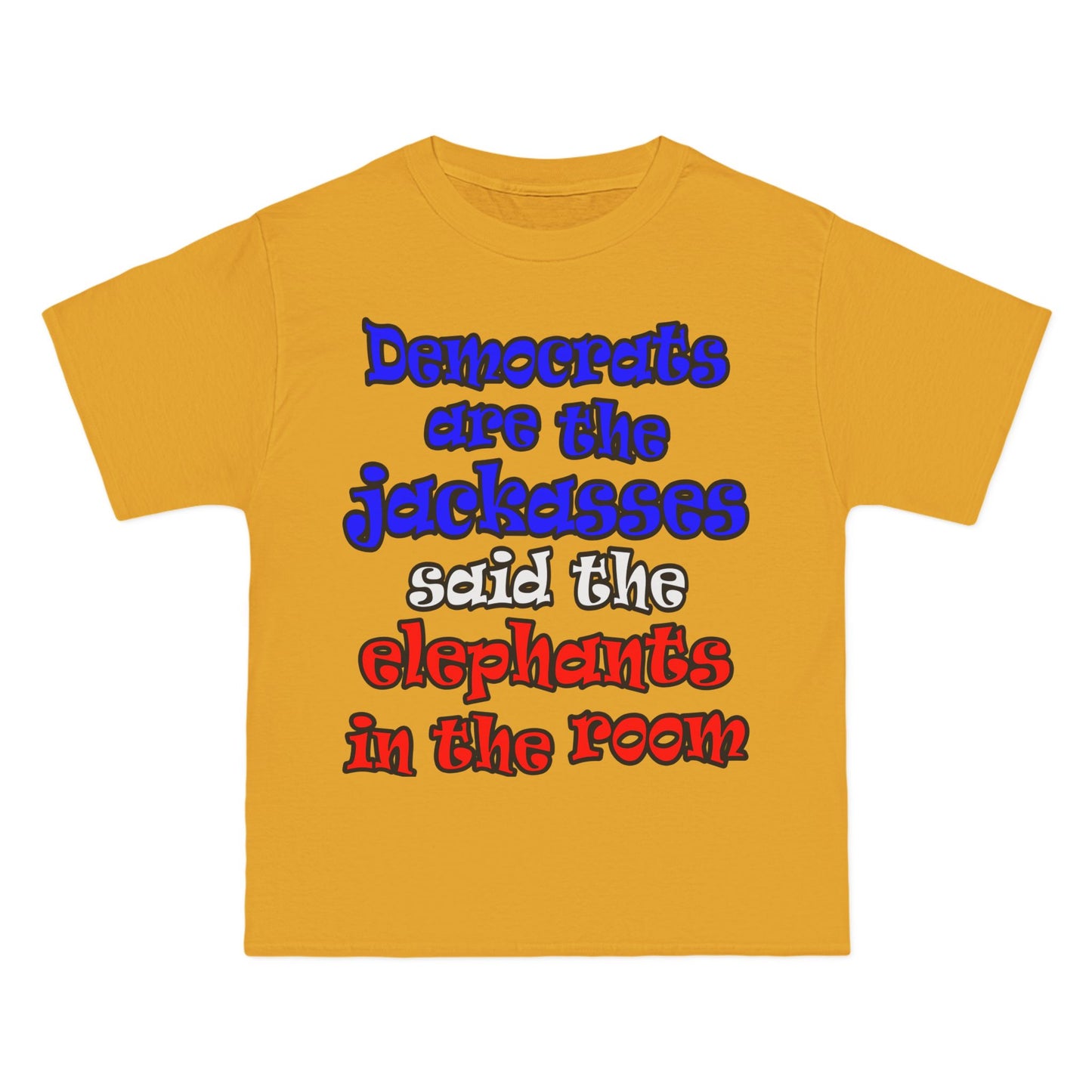 donkeys and elephants - Beefy-T®  Short-Sleeve T-Shirt