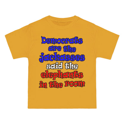 donkeys and elephants - Beefy-T®  Short-Sleeve T-Shirt