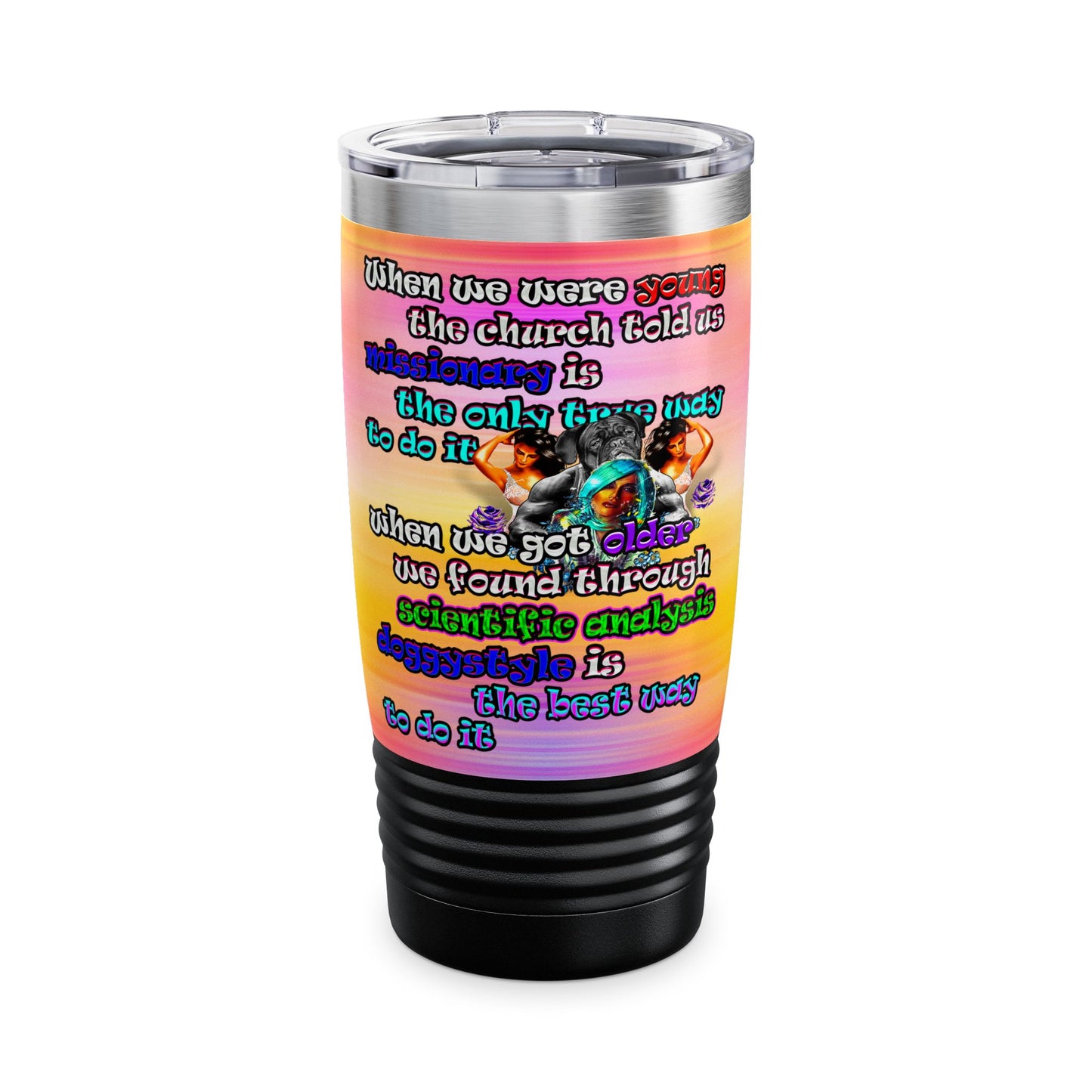 doggystyle - Ringneck Tumbler, 20oz (color blur)