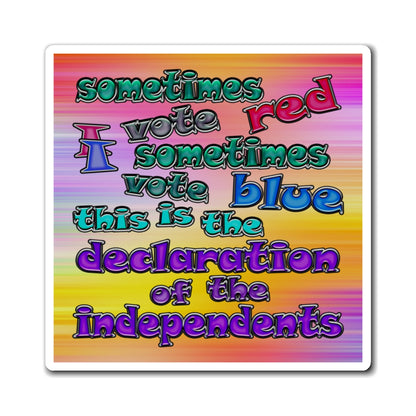 declaration of the independents - Magnets - (color blur)