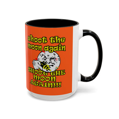 shoot the moon again - Accent Mug (orange)