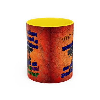 high noon - Accent Mug (burnt orange)