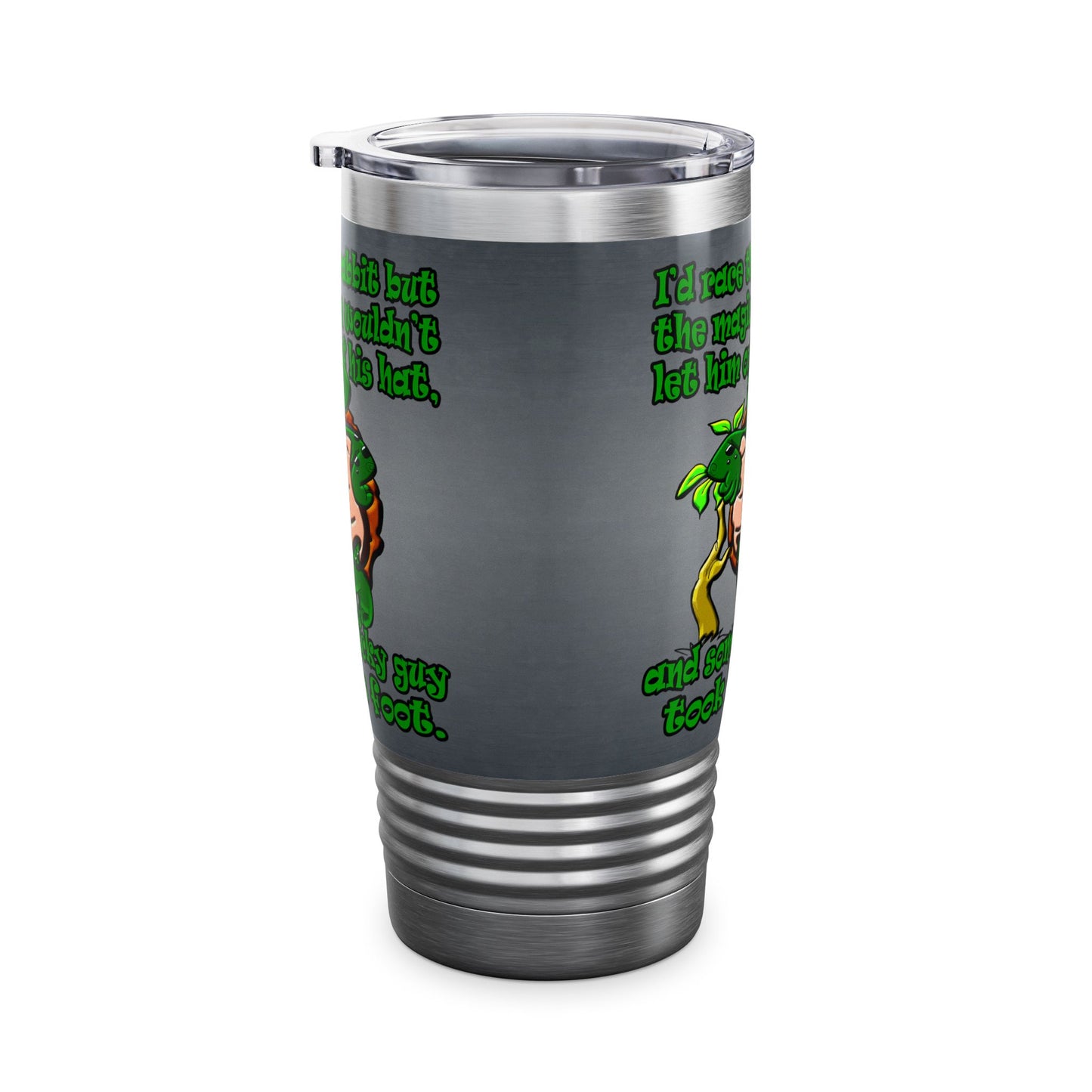 turtle race - Ringneck Tumbler, 20oz (grey-light grey)