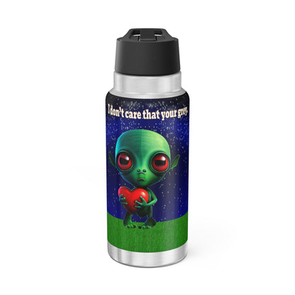 I don't care that your grey - Gator Tumbler, 32oz  ('snoops' background)