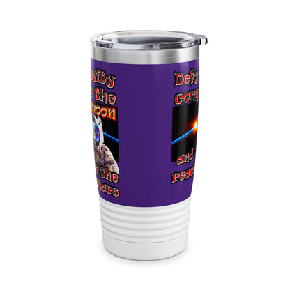 defy conquer reach - Ringneck Tumbler, 20oz (purple)