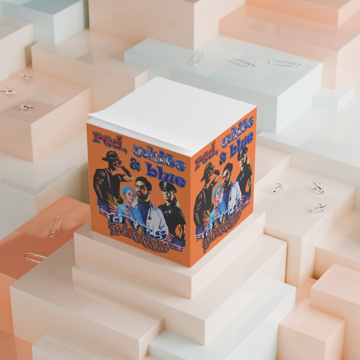 rw&b lives matter - note cube (crusta)