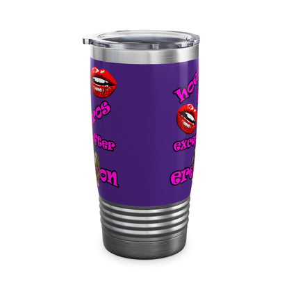 hoes b4 bros - Ringneck Tumbler, 20oz (purple)