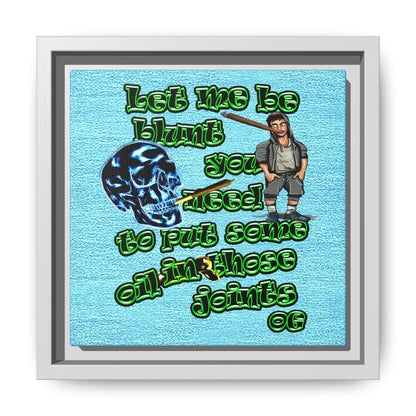 og - framed canvas art (faded blue)
