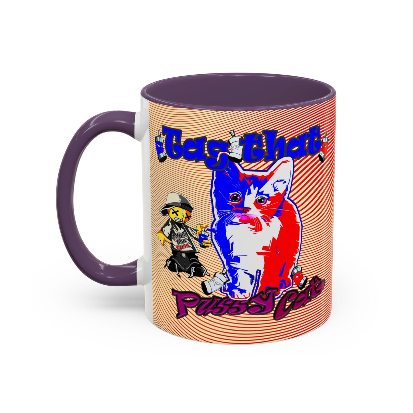 tag that - Accent Mug (yellow-orange wave)