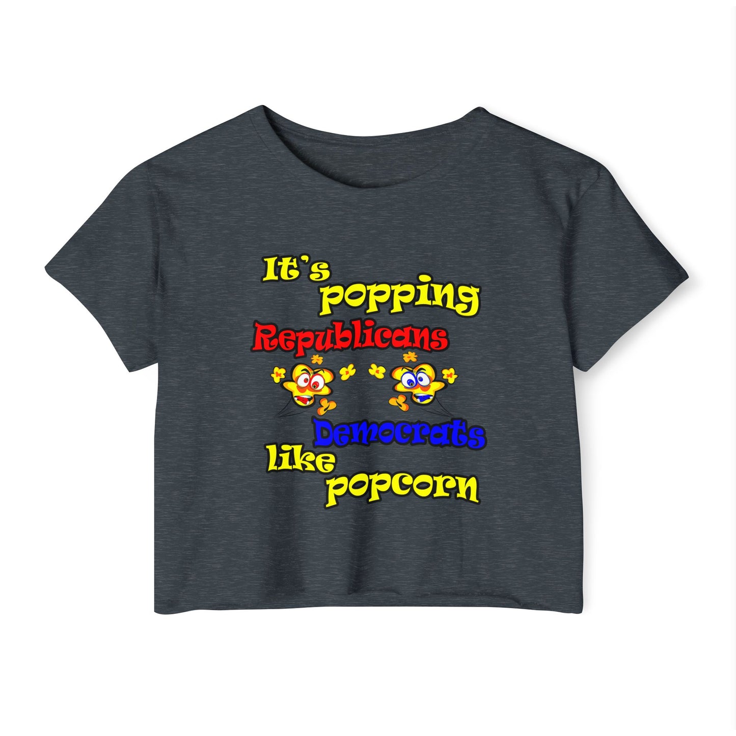 popping like popcorn - Women's Festival Crop Top