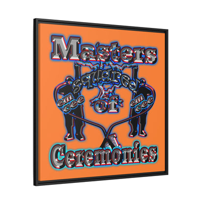 em cee squared - framed canvas art (crusta)