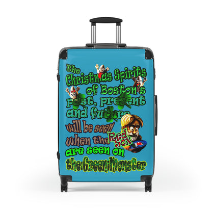 christmas spirits of boston - Suitcase (turquoise)