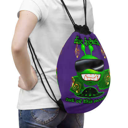 disc jockey - Drawstring Bag (purple)