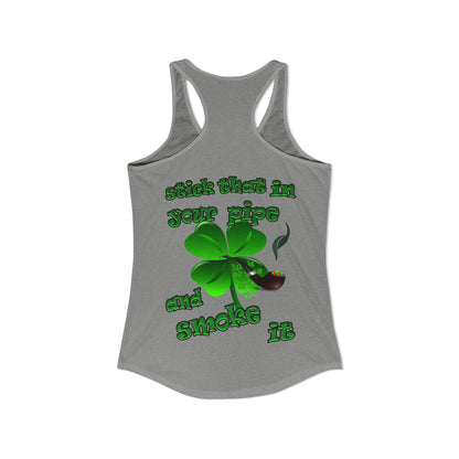 celtics logo - Women's Ideal Racerback Tank