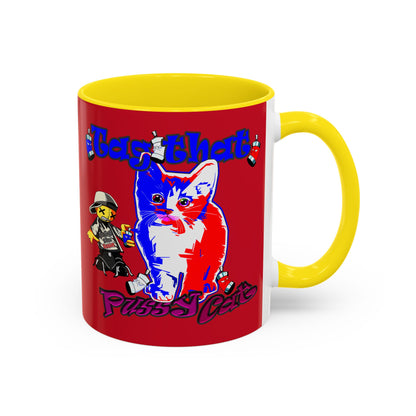 tag that - Accent Mug (dark red)