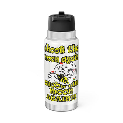 shoot the moon again - Gator Tumbler, 32oz (white)