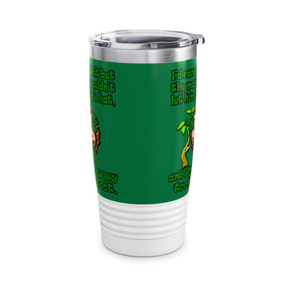 turtle race - Ringneck Tumbler, 20oz (dark green)